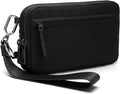 FODOKO Wristlet wallets for Women RFID crossbody bags with 4 Zippers | Checkered quilted nylon with credit card slots, cell phone organizer, and coin purse for travel and everyday carry by FODOKO