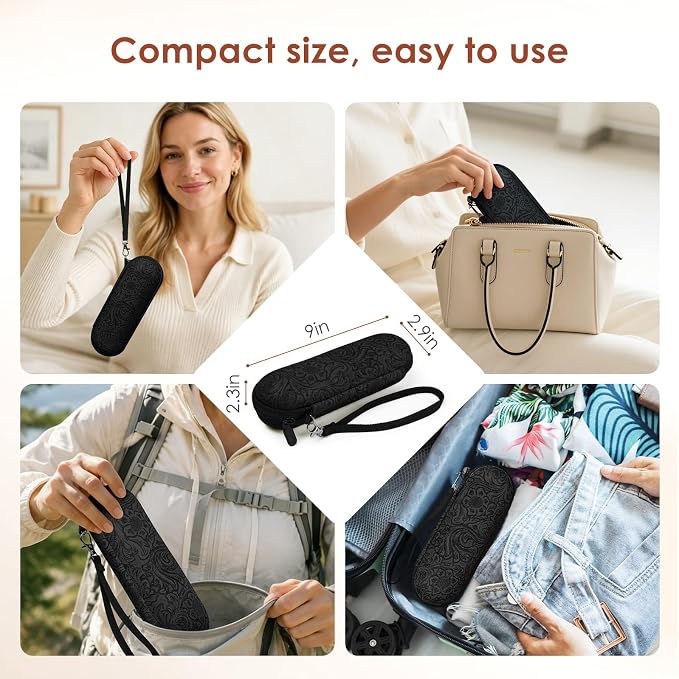 Electric Toothbrush Travel Case, compatible with Oral-B/Oral-B Pro 1000, 1500, 5000, 7000, 7500, 6000, 9600; Philips Sonicare 4100, 5100, 1100, 6100, 5300; Oral-B iO electric toothbrush - Image 3