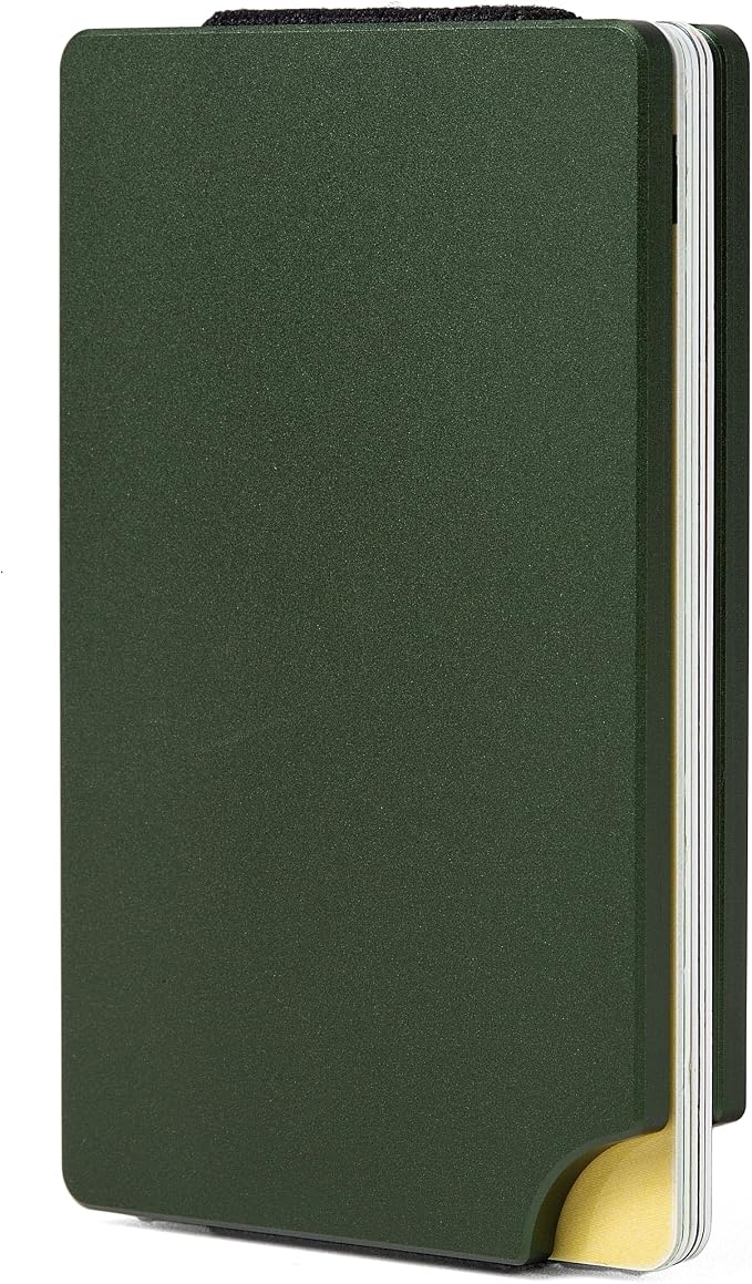 Slim Wallet for Men,RFID Blocking Minimalist Metal Wallet, Money Clip/Cash Holder, Front Pocket Aluminum Credit Card Holder, Ideal Gift for Men,Matt Green - Image 8