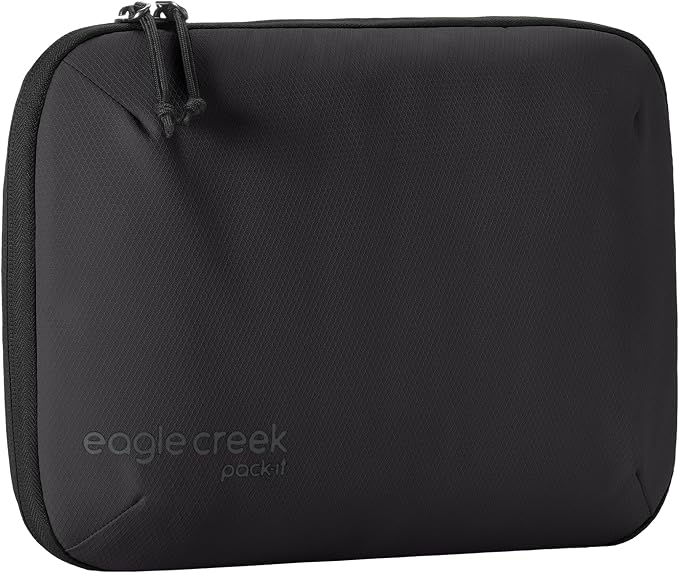 Eagle Creek Pack-It E-Tools Organizer Pro, Black | Compact Tech Accessory Pouch with Charging Cord Organizer, Small Tech Accessories Pouch, Travel Essentials by EagleCreek