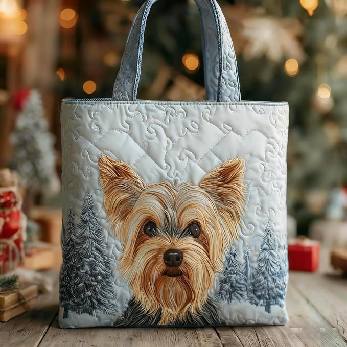 Women's Quilted Tote Bag – Lightweight Large Capacity Foldable for Travel | 20.87" L x 15.75" H - Image 6