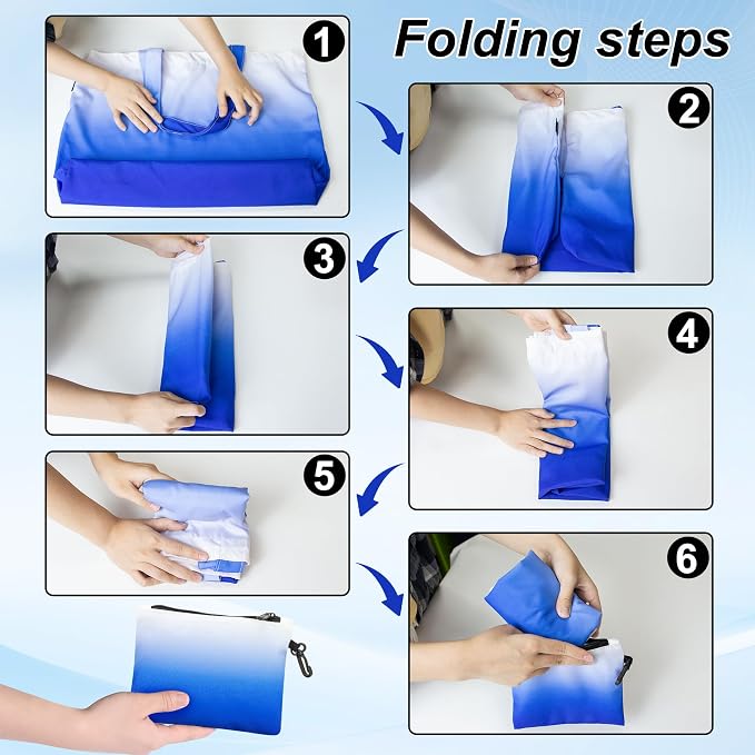 HOLYLUCK Tote Bag with a Detachable Small Bag, Foldable Reusable Grocery Bags 20L Shopping Bag - Image 3