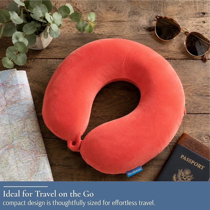 Brookstone Travel Neck Pillow Lightweight U-Shaped Memory Foam Pillow | Brookstone Travel Neck Pillow Lightweight U-Shaped Memory Foam Pillow - Image 7