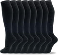 hello momoya Compression Socks for Women Men Circulation Knee High 8 Pairs for Nurses, Running, Travel, Athletic by HELLOMOMOYA