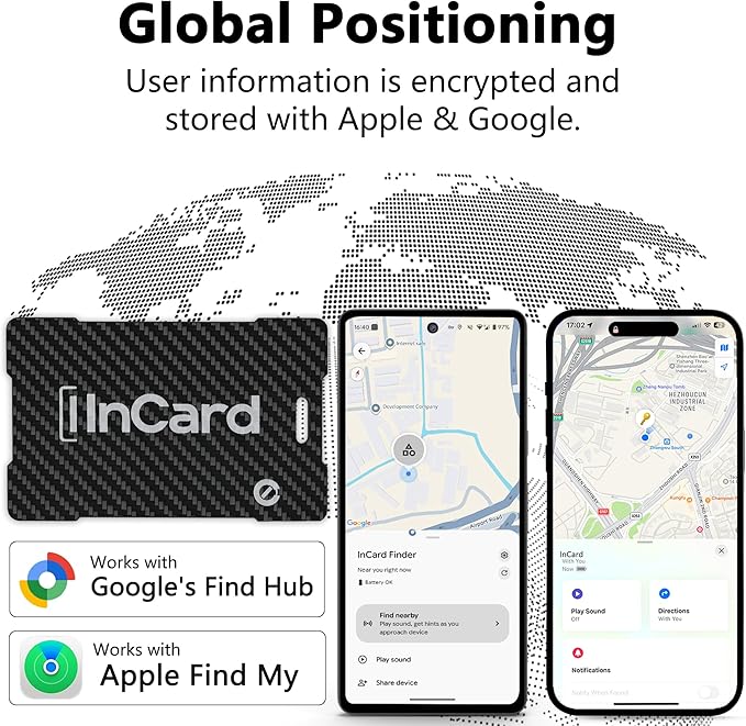Wireless Charging Wallet Tracker Card Android & iOS, Find My | Wireless charging, ultra-thin; IP68 waterproof; Apple Find My (MFi) & Google Find My Device; for wallet - Image 4
