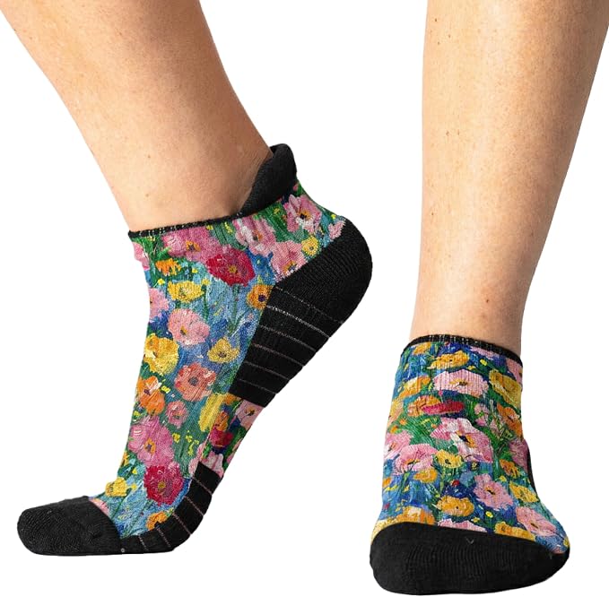 Viasox Ankle Compression Socks for Women & Men, 14 mmHg Support Improves Circulation, Extra Cushioned by Viasox