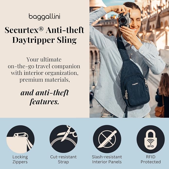 Baggallini Securtex Anti-Theft Daytripper Sling - Image 4
