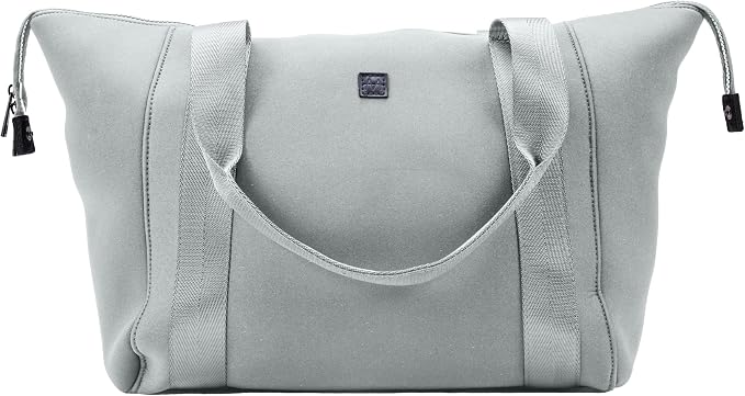 Today Duffle | 11L | NTB-713 Silver | Small Travel Gym Tote, Everyday & Weekend Trips, Sturdy Neoprene, Personal Item, Fits Under Airline Seat, TSA Friendly by MerzonTravel