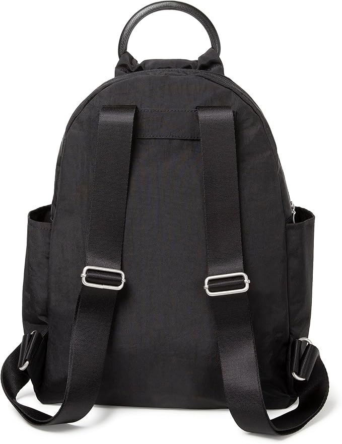 Baggallini womens New Classic "Heritage" With Rfid Phone Wristlet All Day Backpack, Black, One Size US - Image 13