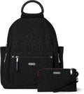 Baggallini Women's All Day Backpack, Black Cheetah Emboss, One Size… by baggallini