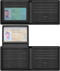 Travelambo Genuine Leather Wallet for Men with Gift Box - Handmade Bifold Stylish - Mens Wallets Rfid Blocking with 2 ID Windows by Travelambo