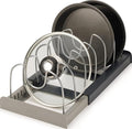 Joseph Joseph DrawerStore Expanding Cookware Organizer, Space saving storage for pan lids, baking trays - Grey by Unknown