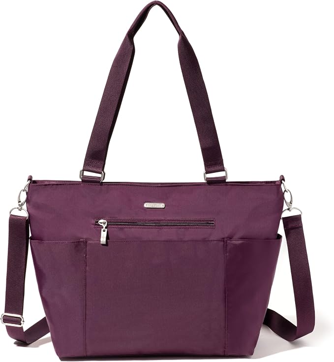 Baggallini Essential Laptop Tote - Work Tote Bag with Laptop Sleeve - Lightweight Travel Crossbody Shoulder Bag for Women by baggallini