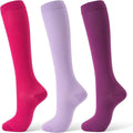 Compression Socks for Women & Men 15-20 mmHg, Knee High, 3 Pairs | Graduated Compression, Supports Circulation, Ideal for Nurses, Pregnancy, Travel, Flights, Running & Athletic Edema by FITFEL