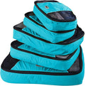 GOX Ultra Light 5 piece Packing Cubes Travel Luggage Organizer 1 Large 2 Medium 2 Small by GOX