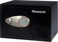 SentrySafe Safe with Digital Keypad Lock, Steel Safe with Interior Lining and Bolt Down Kit for Money, Jewelry, Electronics, 0.58 Cubic Feet, 8.7 x 13.8 x 9.7 Inches, X055 | Steel Safe With Interior Lining and Bolt Down Mounting Kit and Digital Keypad ... by SentrySafe