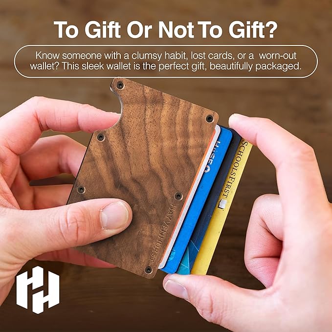 Wallet for Men - Slim RFID Blocking Metal Wallet with Cash Strap, Minimalist Front Pocket Credit Card Holder, Small Mens Wallet - Image 5
