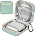 FINPAC Charger Case for MacBook, Small Electronic Organizer Pouch Bag | Portable Travel Storage for MacBook Power Adapter, Laptop Accessories, Magic Mouse, USB Drives, Gadgets, LightGreen by FINPAC