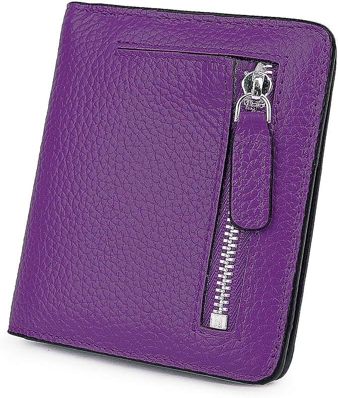 Small Leather Wallet for Women, Ladies Credit Card Holder RFID Blocking Women's Mini Bifold Pocket Purse by AINIMOER