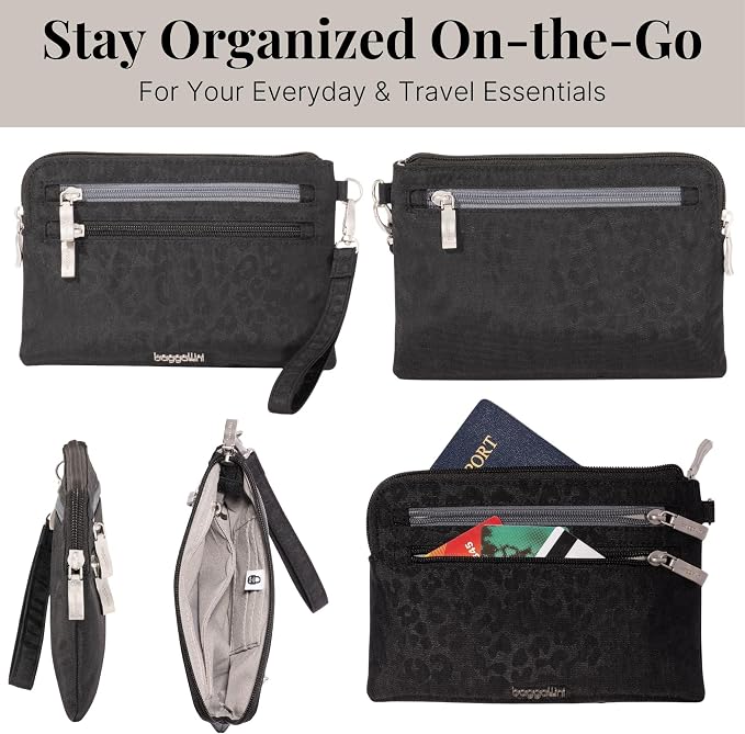 Baggallini Women's Rfid Currency Organizer Wristlet - Image 4