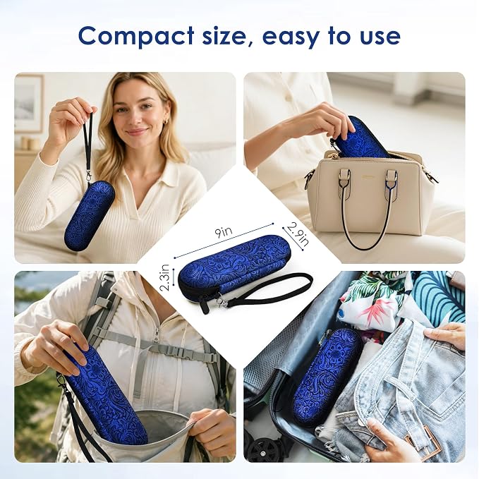 Electric Toothbrush Travel Case, compatible with Oral-B/Oral-B Pro 1000, 1500, 5000, 7000, 7500, 6000, 9600; Philips Sonicare 4100, 5100, 1100, 6100, 5300; Oral-B iO electric toothbrush - Image 3