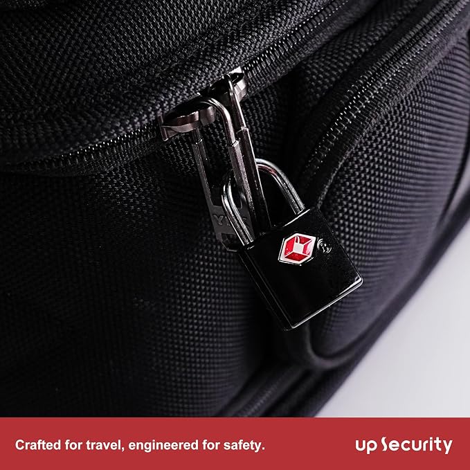 TSA Locks for Luggage with Keys, Luggage Locks TSA Approved 4 Pack, International Travel Essentials, Small Padlock with Key, Mini Padlock for Suitcase, Backpack, Bag, Zipper, Case, Box - Image 6