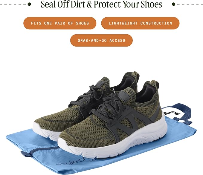 Eagle Creek Pack-It Reveal Shoe Sack - Breathable Shoe Storage Sack for Optimizing Luggage Space - Quick-Drying Material - Lightweight - Translucent Fabric - Washable - Ventilate - Image 2