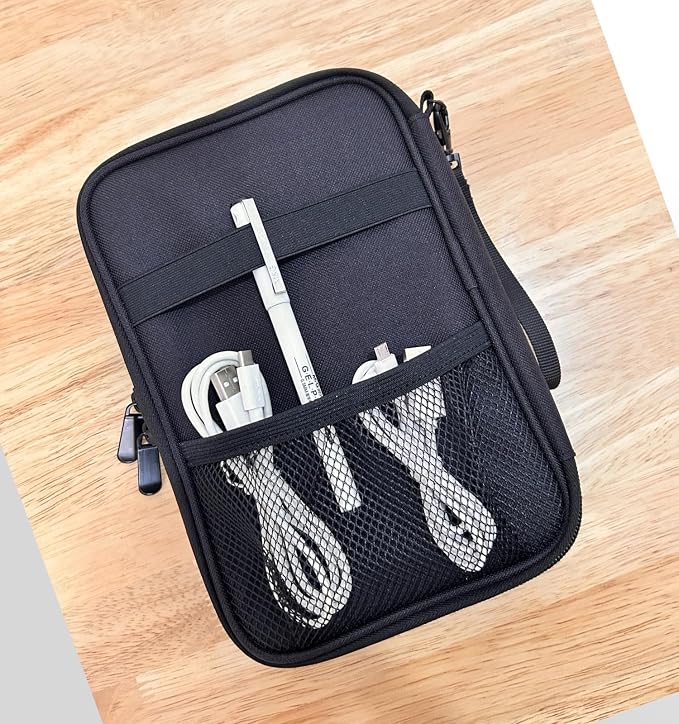 Cord Organizer Travel, Cable Bag, Electronics Organizer Travel Case, Tech Carrying Pouch, Charger Carrying Case, Tech Gifts, Black 11B - Image 8