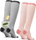 SONORAN Compression Socks for Pregnant Women (2/3 Pairs) 15-20 mmHg Bamboo Viscose Non-slip Sock for Nurses Pregnancy by Sonoran