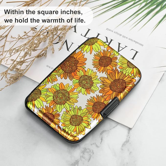 RFID Aluminum Wallet Credit Card Protector Case Holder for Men Women | Mini RFID Aluminum Wallet Credit Cards Holder Business Card Case Metal ID Case for Men Women - Image 6