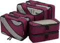 BAGAIL 6 Set Packing Cubes,Travel Luggage Packing Organizers by BAGAIL