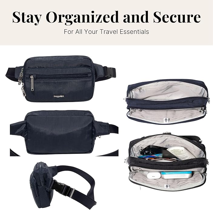 Baggallini Securtex Anti-Theft Belt Bag - Image 6
