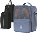Shoe Bags for Travel Holds 4 Pair of Shoes, Shoe Storage Pouch with 2 Pack Portable Bags, Waterproof & Washable, Grey & Large by UPRIMEASY