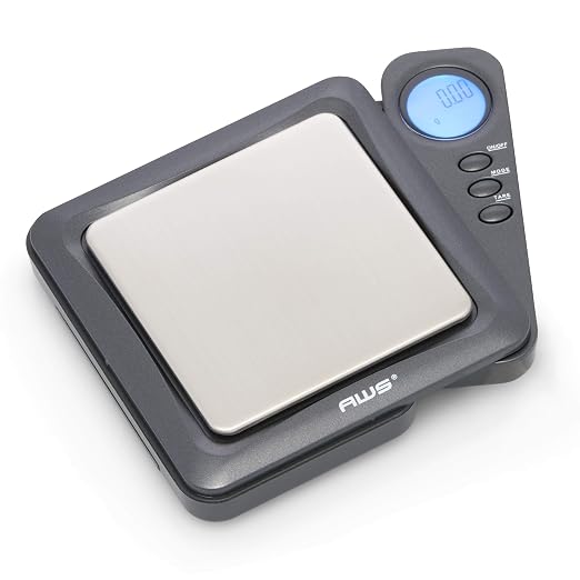 American Weigh Scales Blade Series Digital Precision Pocket Weight Scale, Gray, 650 X 0.1G (BL-650-GRY) by AmericanWeighScales