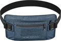RFID Hidden Money Belt for Travel - Slim Anti Theft Pouch, Adjustable Strap | 2 RFID pockets for cash, ID, and passport, skin-friendly slim belt design moisture-wicking fit hidden under clothes by TravelInspira