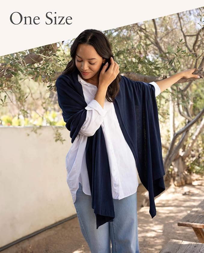 Dreamsoft Travel Scarf, Wrap and Shawl for Women, Organic Cotton - Image 5