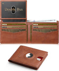 Wallet for Men Slim RFID Blocking Bifold Carbon Fiber,Minimalist Small Compact Front Pocket Credit Card Holder,Thin Mens Leather Wallets Smart Security With 2 ID windows 1 Cash (Caramel Brown) by Unknown