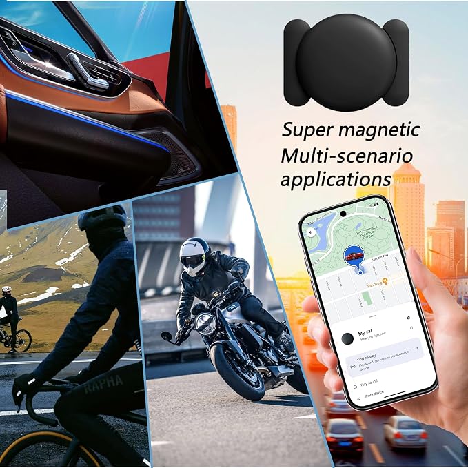 Android Find My Device Subscription-Free GPS Car Locator ，Super Magnetic! 365-Day Ultra-Long Battery Life! – Waterproof, Drop-Resistant, and Stealth Tracking. - Image 4
