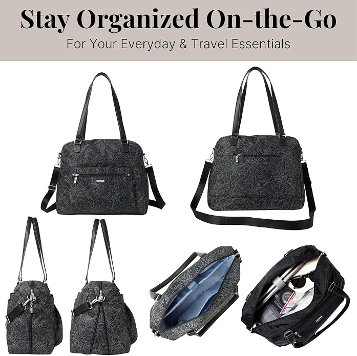 Baggallini Overnight Expandable Laptop Tote with RFID Phone Wristlet - Image 6