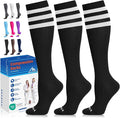 NEWZILL Medical Compression Socks for Women & Men, 20-30 mmHg Knee-High Support for Circulation, All-Day Comfort for Work Travel Running Cycling and Fitness by NEWZILL