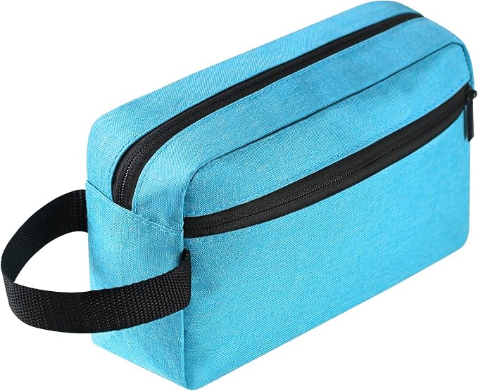 Icramsy Travel Toiletry bag Toiletry bag for women men Hanging Cosmetic bag Travel accessories for Women Men (Lake blue) by Icramsy