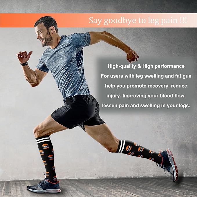 FEYHAY Copper Compression Socks (8 Pairs) 15-20 mmHg Circulation is Best Athletic & Daily for Men & Women, Running, Climbing - Image 2