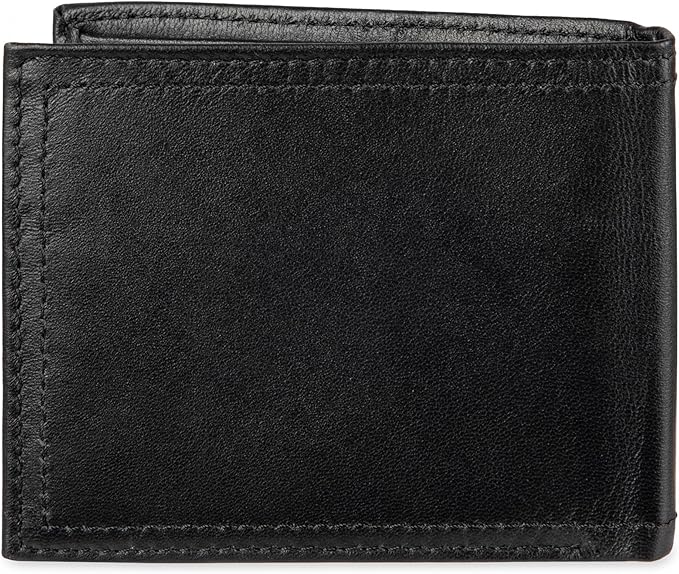 Dockers Men's Bifold Leather Wallet - Thin Slimfold RFID Blocking Security Smart Extra Capacity - Image 3