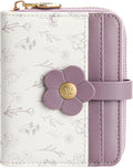 Small Wallet for Women Rfid Bifold Leather Card Holder Wallet With Zipper Pocket by FALANMULE