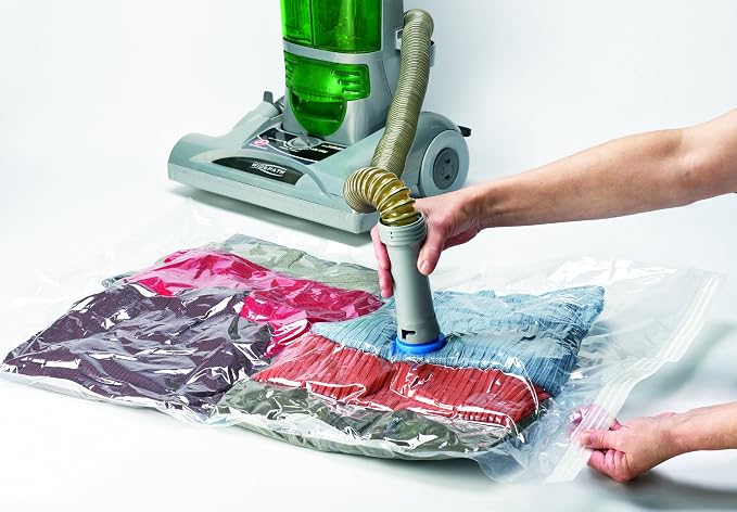 Samsonite Compression Packing Bags, Clear, 3-Piece Kit (Pouch/Carry-On/Large) - Image 2