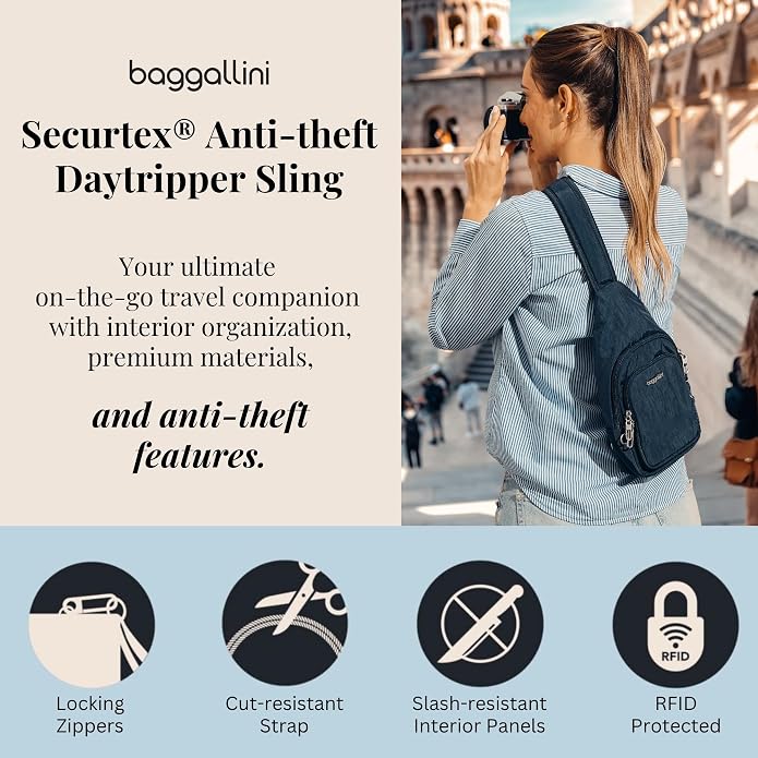 Baggallini Securtex Anti-Theft Daytripper Sling - Image 2