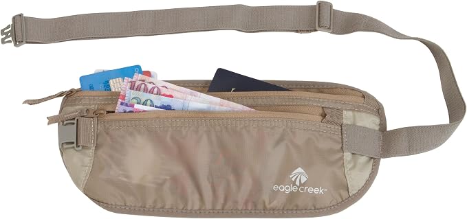 Eagle Creek Undercover Hidden Pocket - Travel Money Belt for Men and Women, Khaki - Image 4