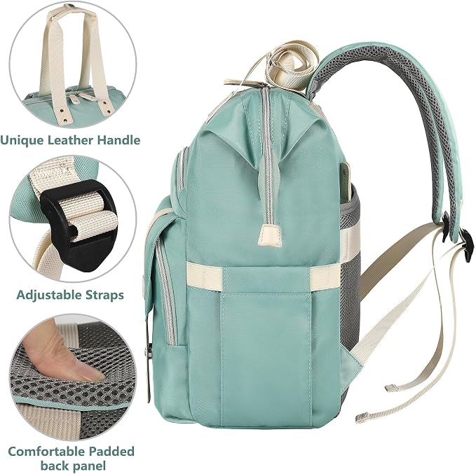 FALANKO Laptop Backpack for Women,Doctor Teacher Nurse Work Bookbag for 15.6 Inch Laptop,Large Travel Wide Open College Shoulder Purse Bag With RFID Anti Theft - Image 4
