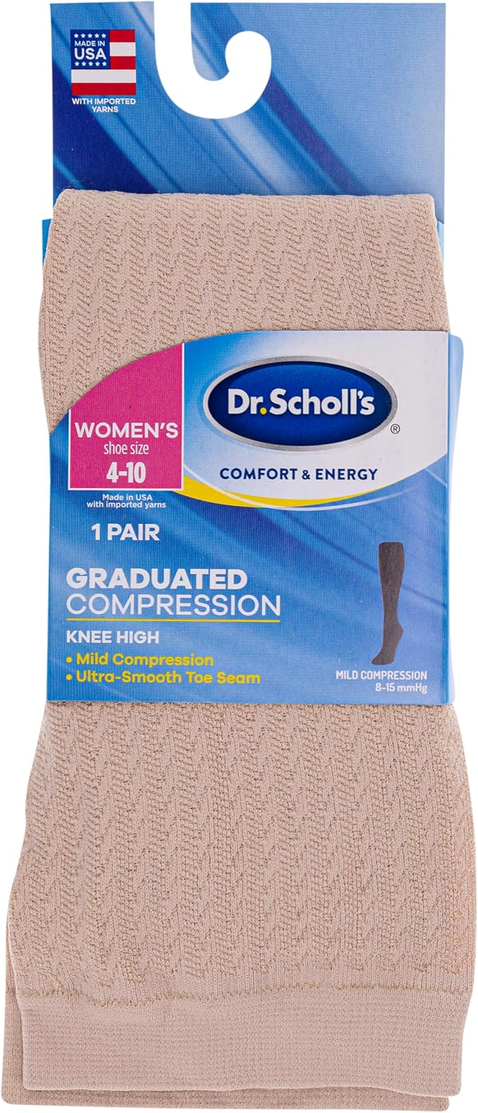 Dr. Scholl's womens Graduated Compression Knee High Socks - Comfort and Fatigue Relief - Mild 8-15 Mmhg - Image 2