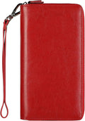 Small Compact Women Wallet RFID Blocking Genuine Leather Bifold Purse with ID Windows by Lavemi